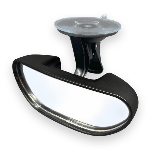 Indvendigt spejl med sugekop – Kørelærerspejl / Babyspejl med vidvinkel