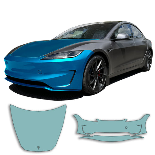 Model 3 "Highland" Performance Frontkit Regular – PPF lakbeskyttelsesfilm-sæt til fronten