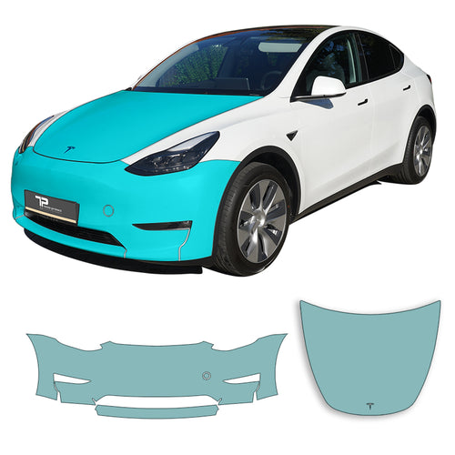 Model Y Frontkit Regular – Lakbeskyttelsesfilmsæt PPF til køretøjets front