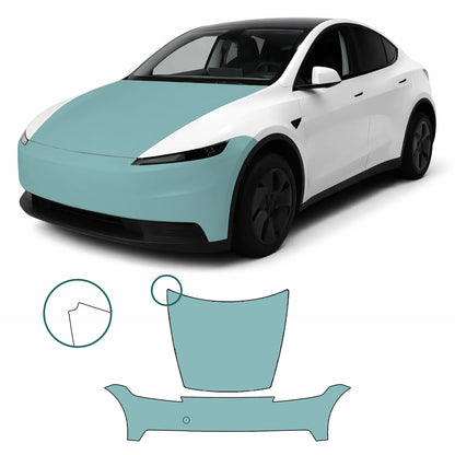 Model Y "Juniper" Standard Frontkit Regular – PPF lakbeskyttelsesfoliesæt til bilens front
