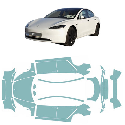 Model 3 "Highland" Komplet Paint Protection Film Set PPF