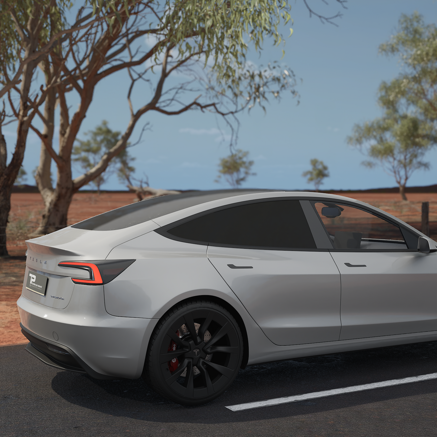 Model 3 “Highland” forskåret solfilm