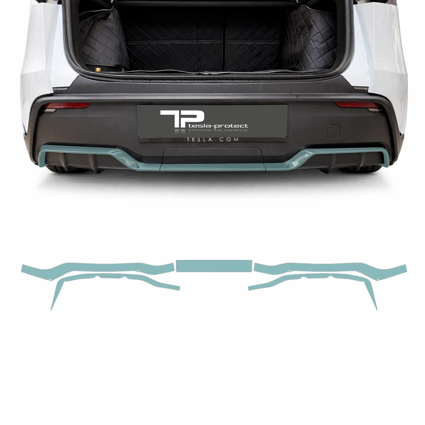 Model Y "Juniper" Performance lakbeskyttelsesfolie PPF diffuser (blank del)
