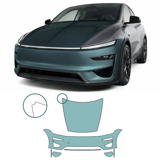 Model Y "Juniper" Performance Front Kit Regular – Lakbeskyttelsesfilmsæt PPF køretøjsfront