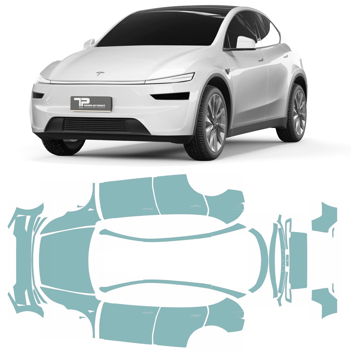 Model Y "Juniper" Komplet Paint Protection Film Set PPF