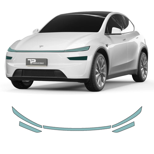 Model Y “Juniper” Beskyttelsesfilm PPF til Lysliste og Forlygter