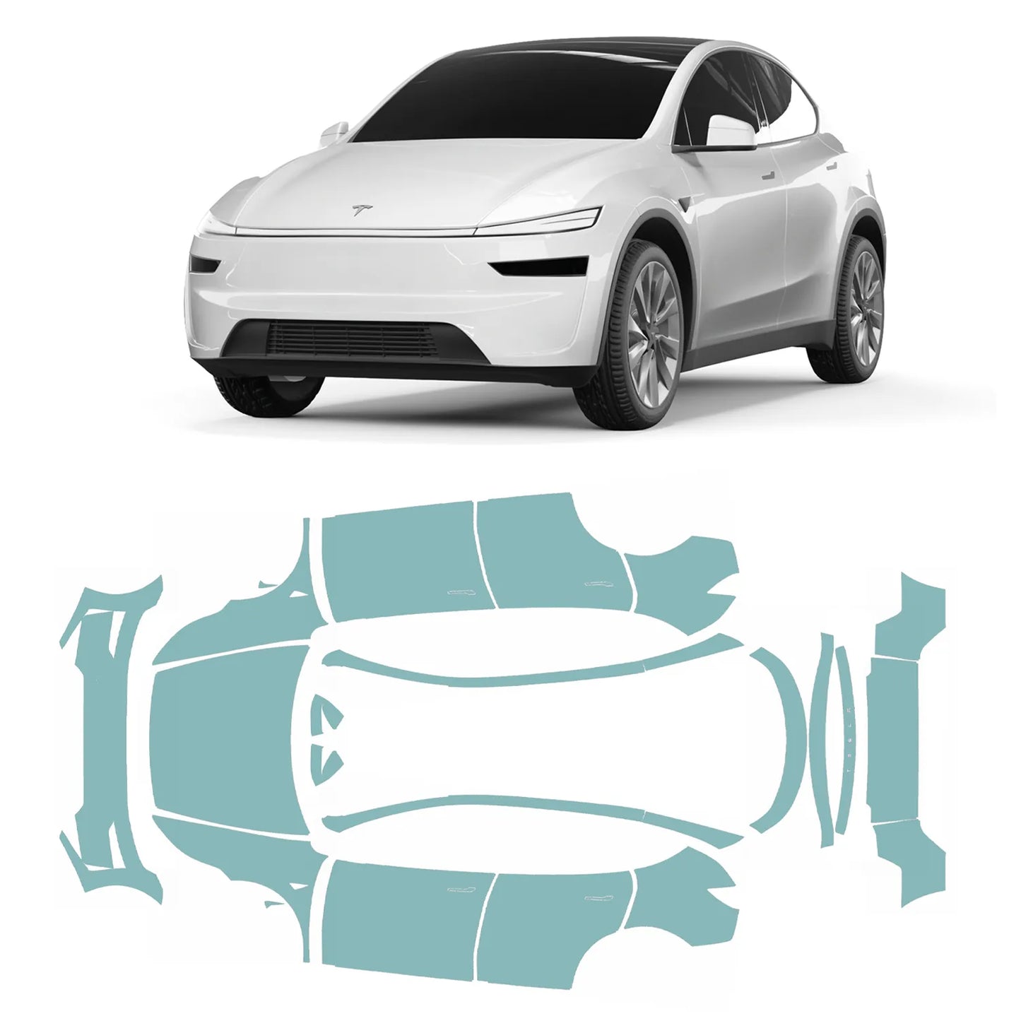 Model Y "Juniper" Premium Komplet Paint Protection Film Set PPF