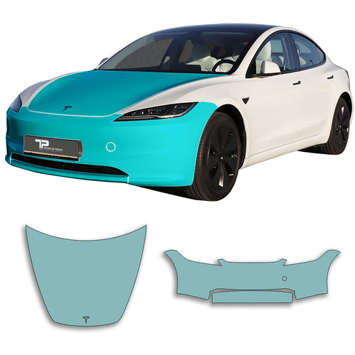Model 3 “Highland” Frontkit Regular – Lakbeskyttelsesfilmsæt PPF til køretøjets front