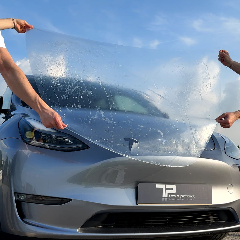 Model Y: Lakbeskyttelsesfilm til motorhjelmen - Tesla-Protect